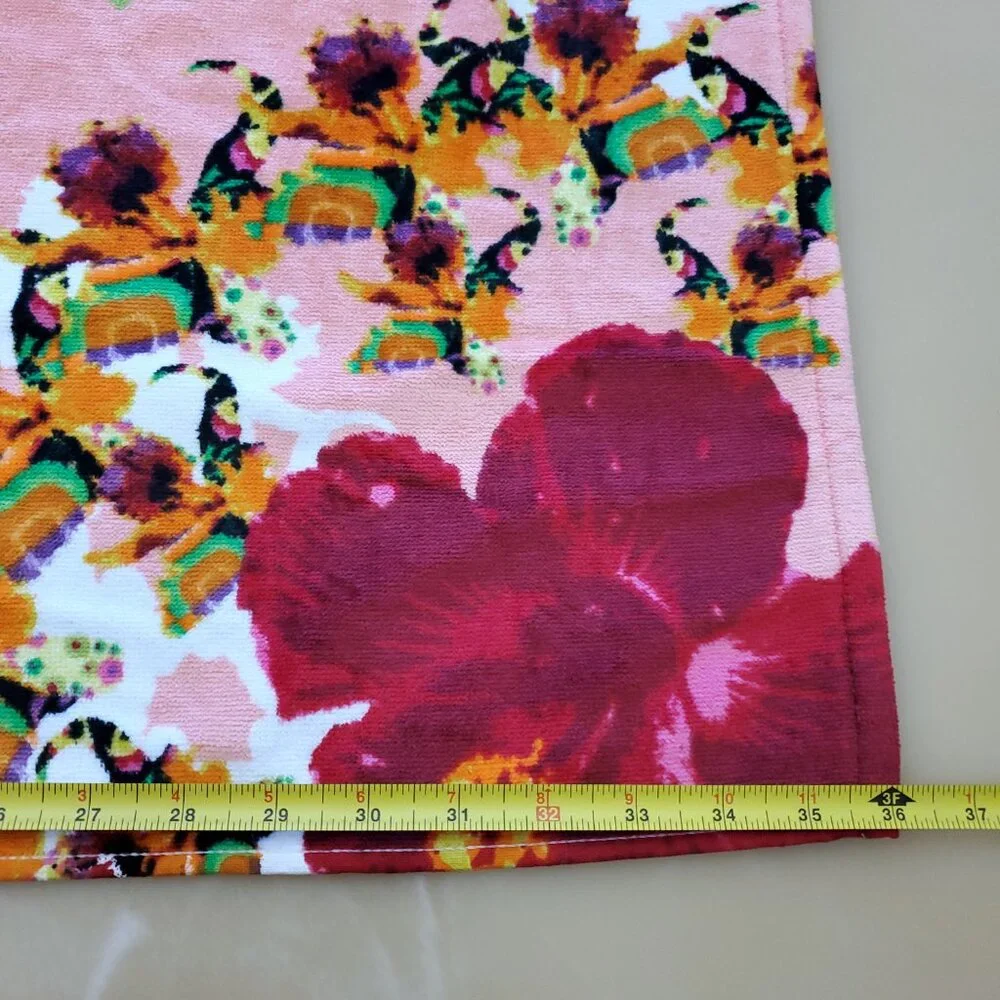 Desigual Floral Medallion Vibrant Colorful Beach Bath Towel - New